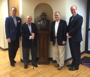 Photo of Lowell Baier Unveiling at Indiana Law School