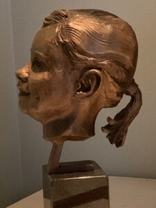 BRONZE PORTRAIT: CHILD