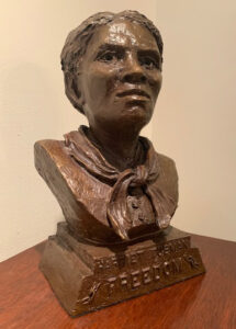 Photo of Harriet Tubman maquette.