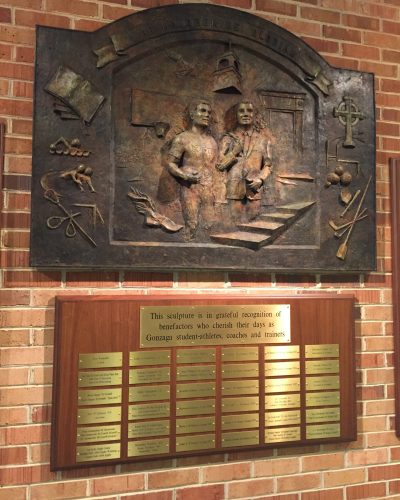 Photo of Gonzaga memorial.